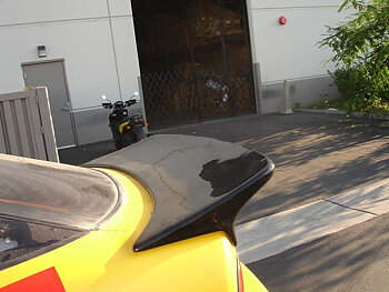 NISSAN S13 HATCH CARBON FIBER REAR SPOILER MEGAN RACING