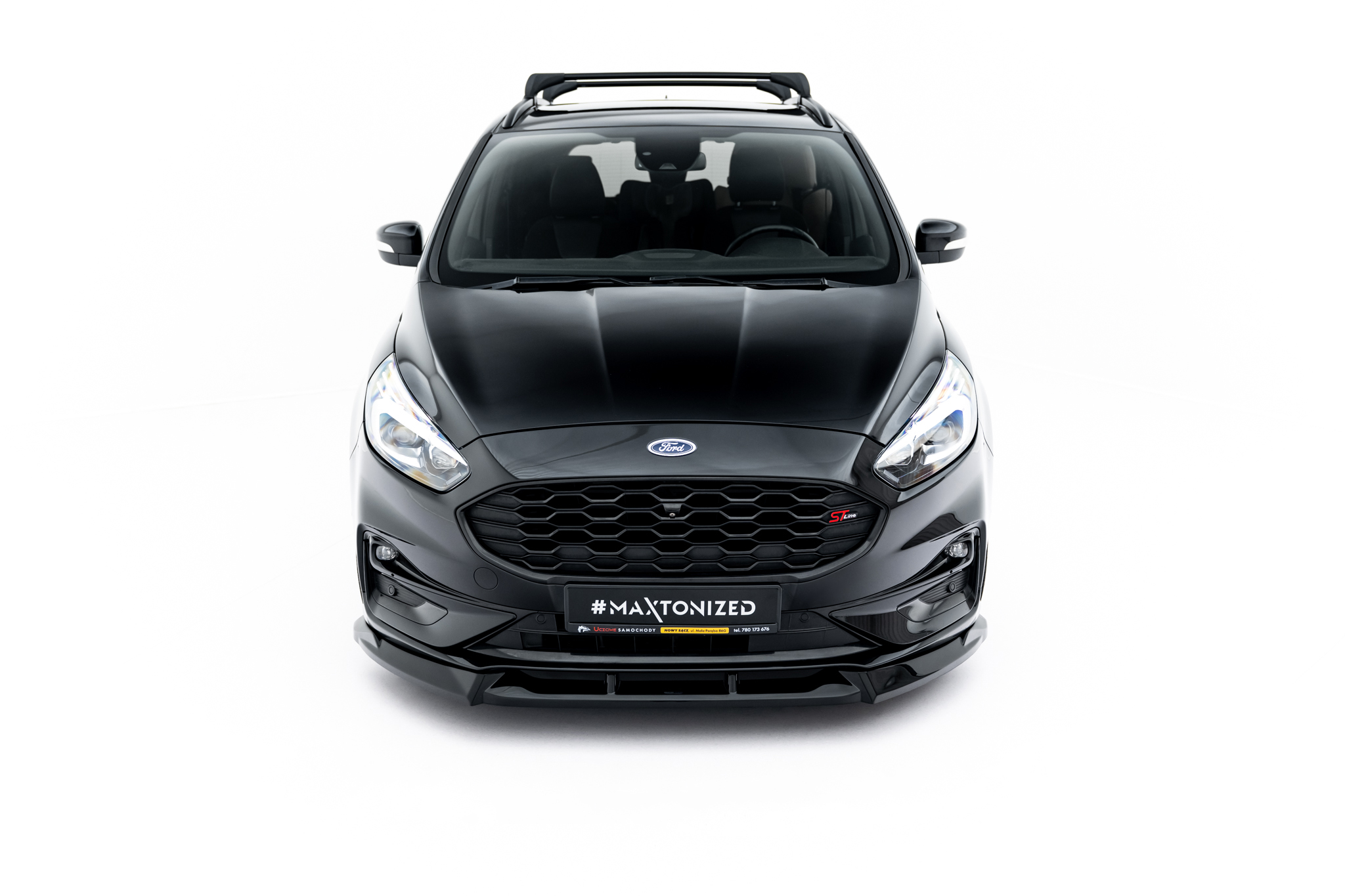 FRONT SPLITTER SUITABLE FOR FORD S-MAX ST-LINE MK2 FACELIFT – MAXTON DESIGN - 7