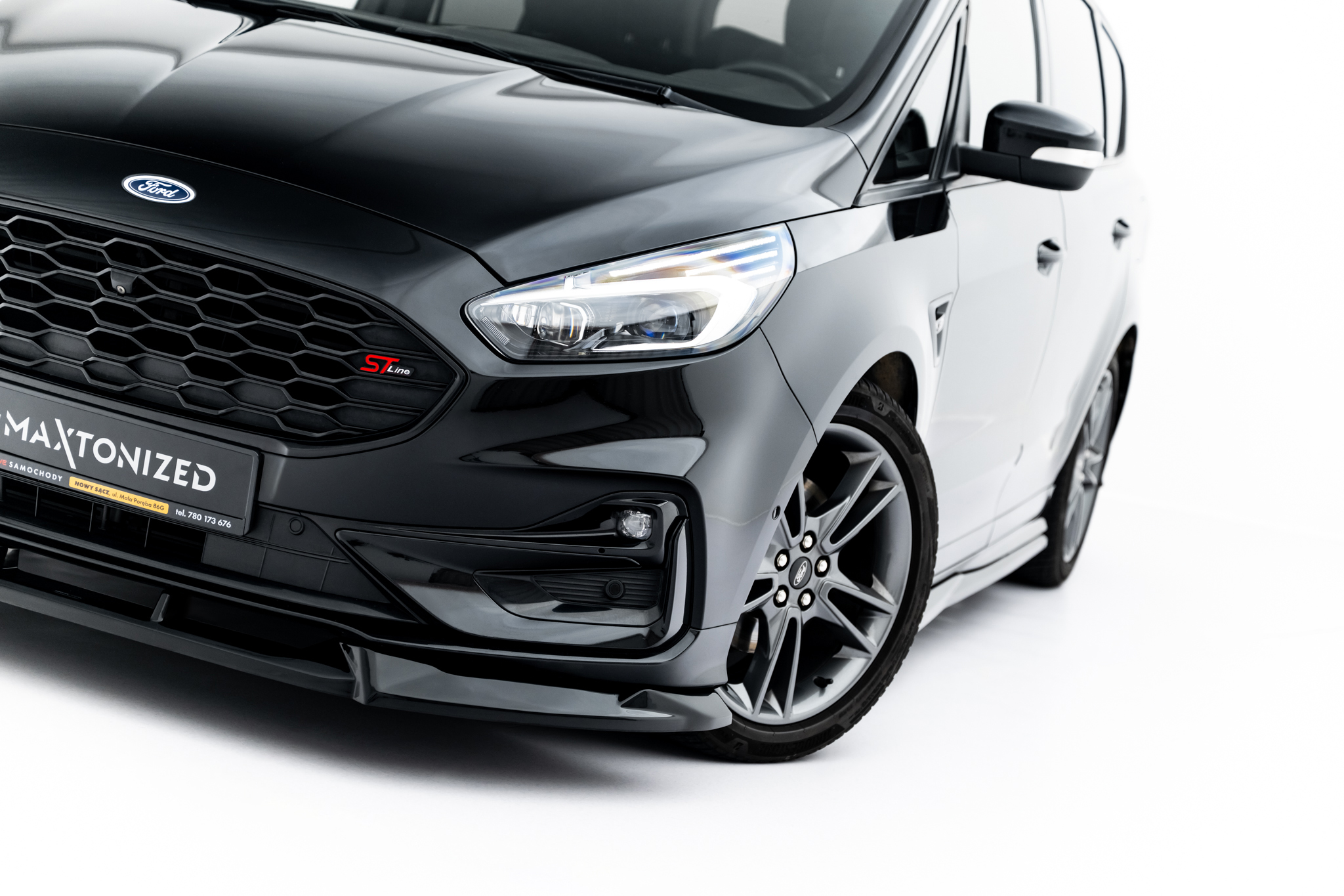 FRONT SPLITTER SUITABLE FOR FORD S-MAX ST-LINE MK2 FACELIFT – MAXTON DESIGN - 5
