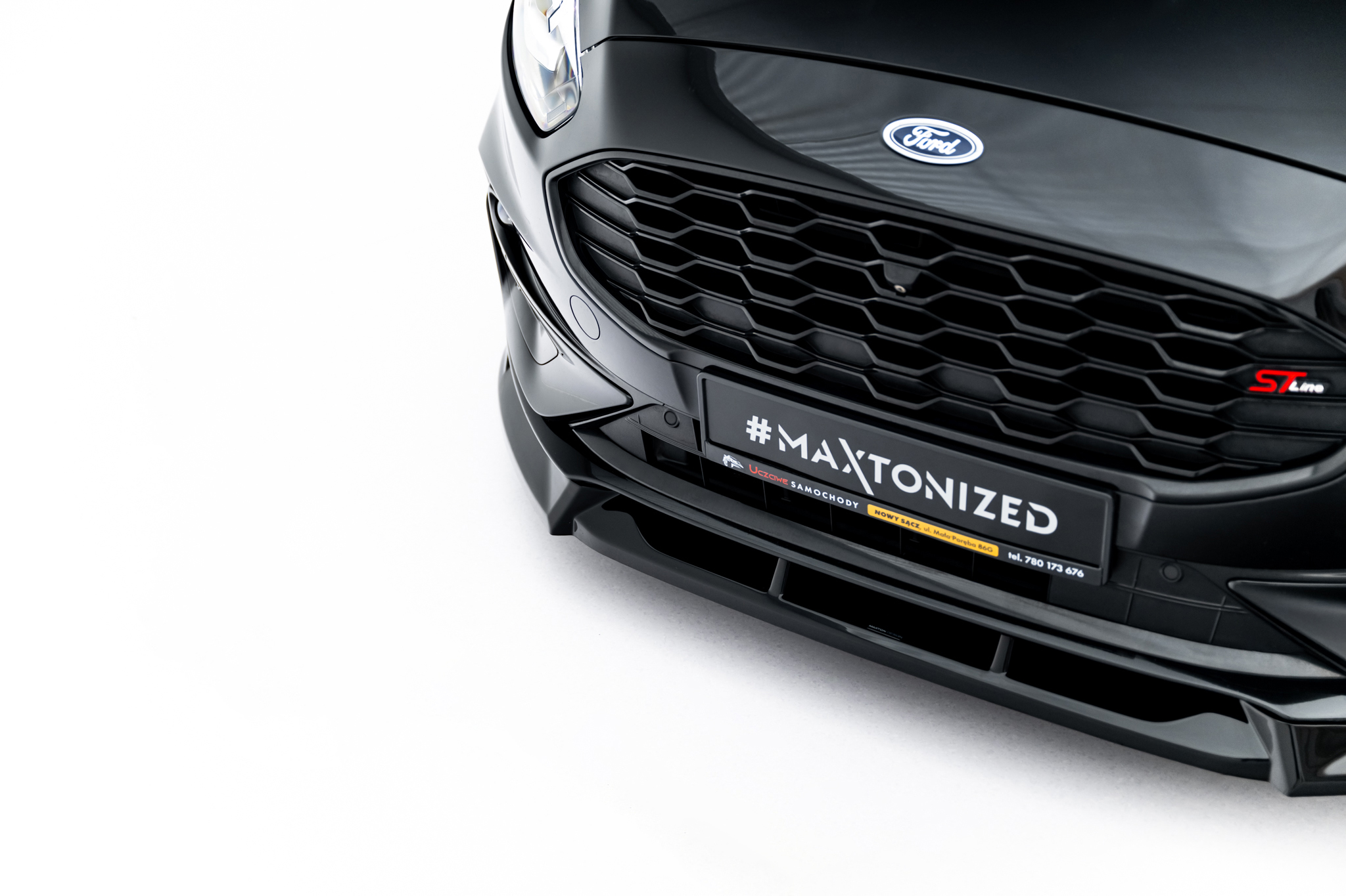 FRONT SPLITTER SUITABLE FOR FORD S-MAX ST-LINE MK2 FACELIFT – MAXTON DESIGN - 4