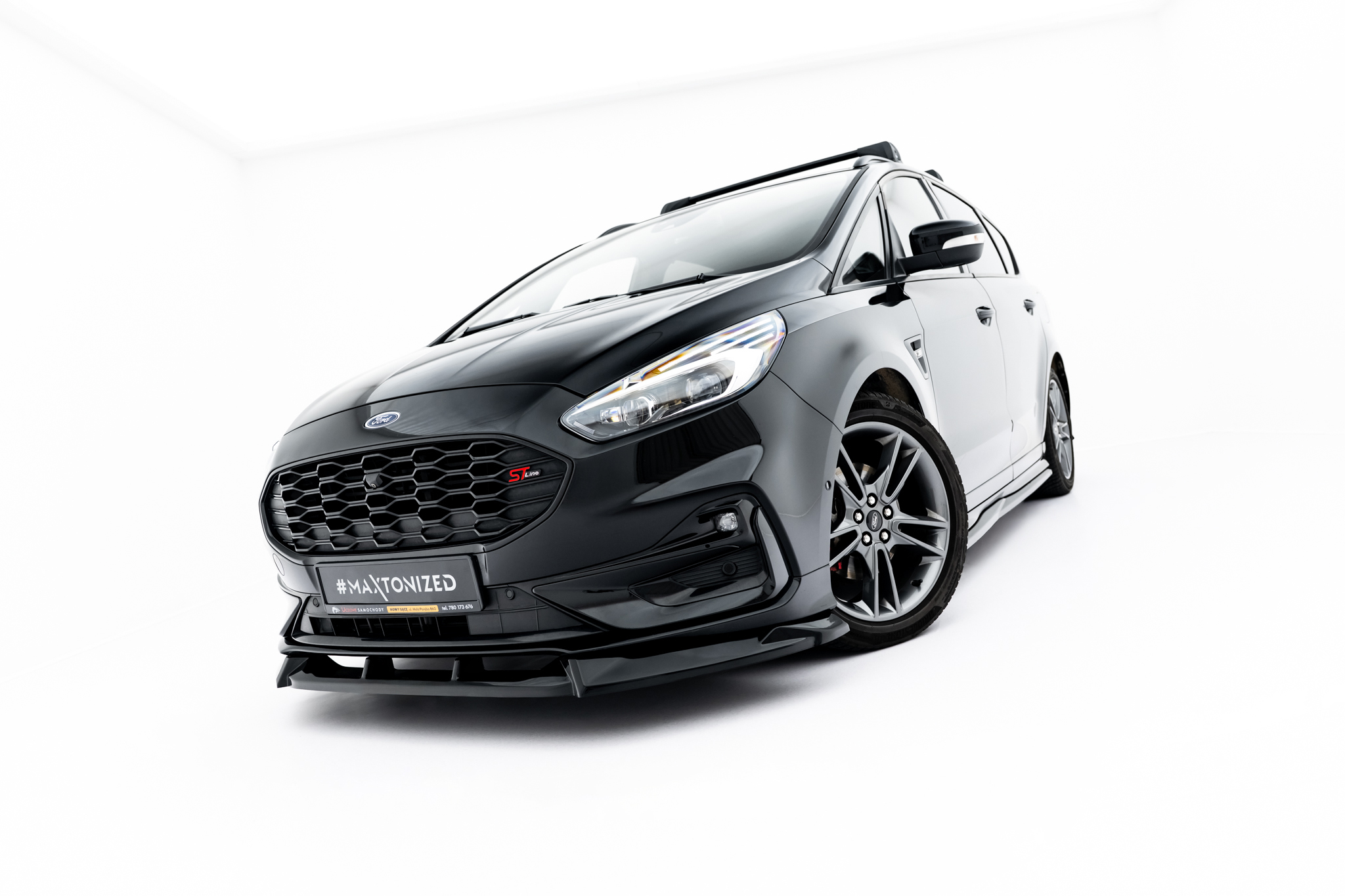 FRONT SPLITTER SUITABLE FOR FORD S-MAX ST-LINE MK2 FACELIFT – MAXTON DESIGN - 2