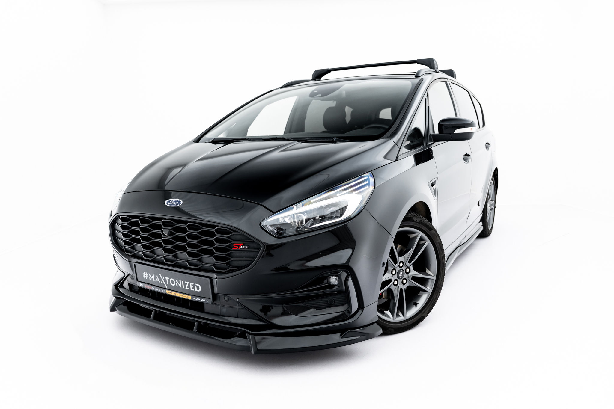 FRONT SPLITTER SUITABLE FOR FORD S-MAX ST-LINE MK2 FACELIFT – MAXTON DESIGN