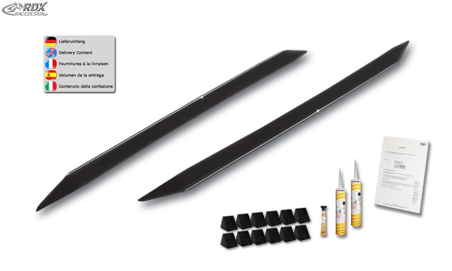 SIDESKIRTS BMW 2-SERIES F45 ACTIVE TOURER / F46 GRAN TOURER "SLIM" - 4