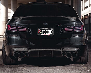 AGENCY POWER KOLFIBER BAKRE DIFFUSER BMW F10 M5 12-17