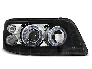 HEADLIGHTS VW T5 04.03-08.09 ANGEL EYES BLACK