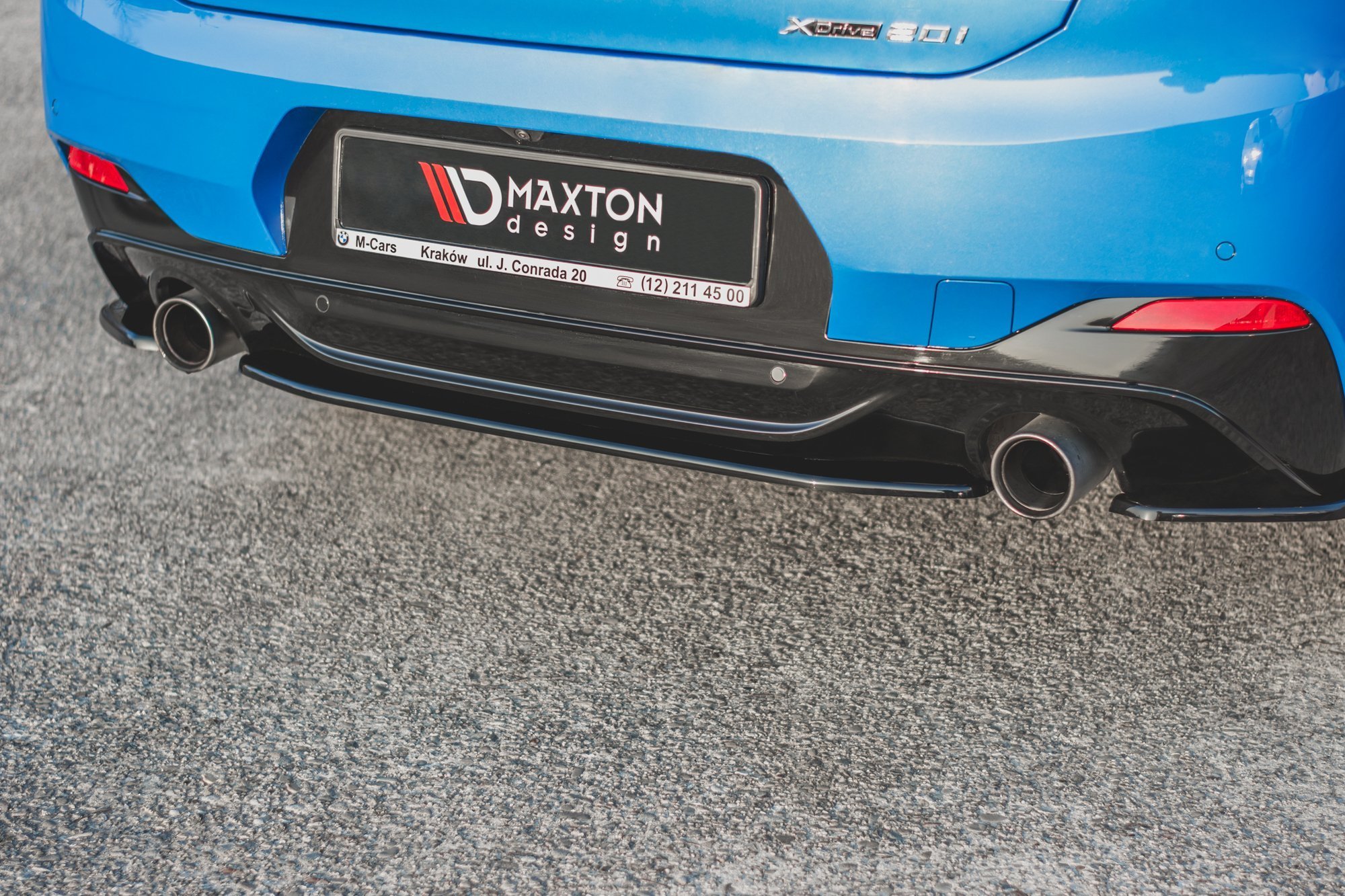 Central Rear Splitter BMW X2 F39 M Sport - 4