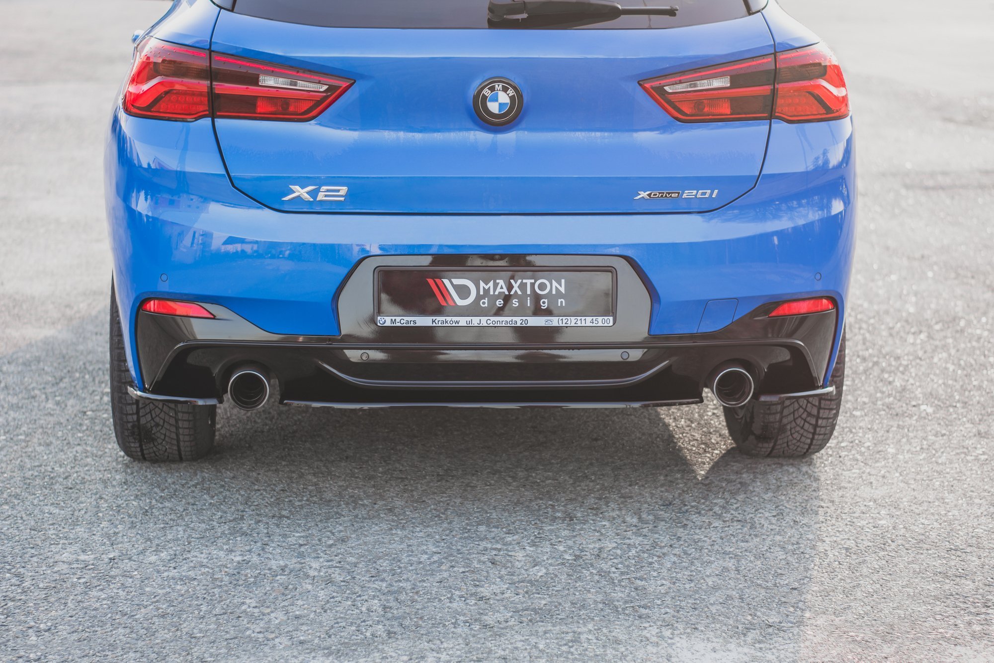 Central Rear Splitter BMW X2 F39 M Sport - 2