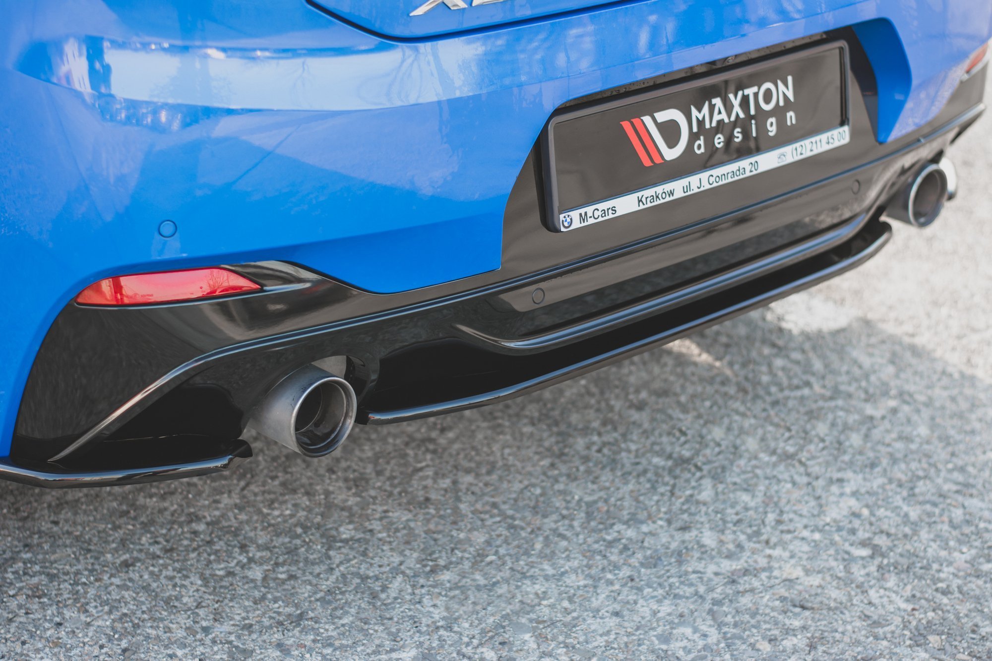 Central Rear Splitter BMW X2 F39 M Sport - 3