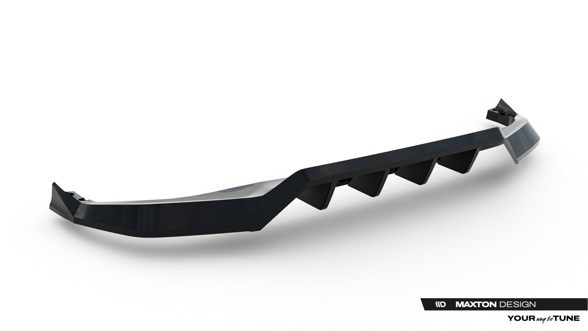 REAR SPLITTER (WITH VERTICAL BARS) SUITABLE FOR TOYOTA C-HR MK2 – MAXTON DESIGN