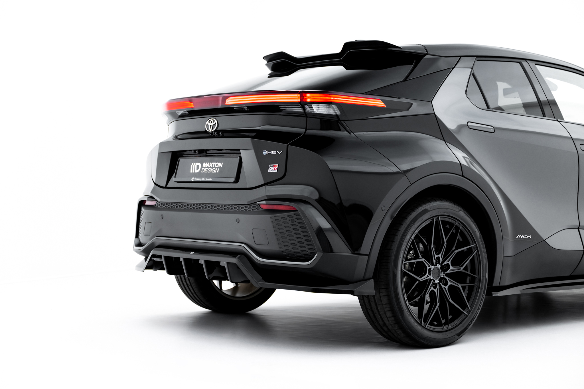 REAR SPLITTER (WITH VERTICAL BARS) SUITABLE FOR TOYOTA C-HR MK2 – MAXTON DESIGN - 5