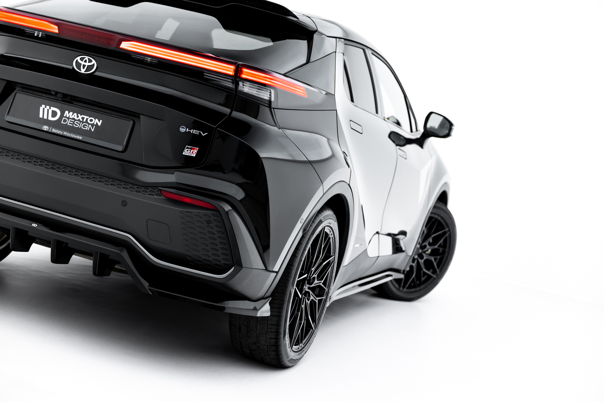 REAR SPLITTER (WITH VERTICAL BARS) SUITABLE FOR TOYOTA C-HR MK2 – MAXTON DESIGN - 4