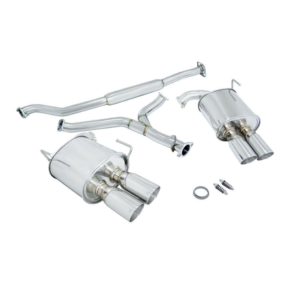 SUBARU IMPREZA WRX 11-14 4D CATBACK SS ROLL TIPS [MR]