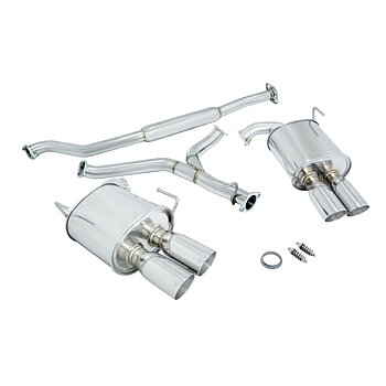 SUBARU IMPREZA WRX 11-14 4D CATBACK SS ROLL TIPS [MR]