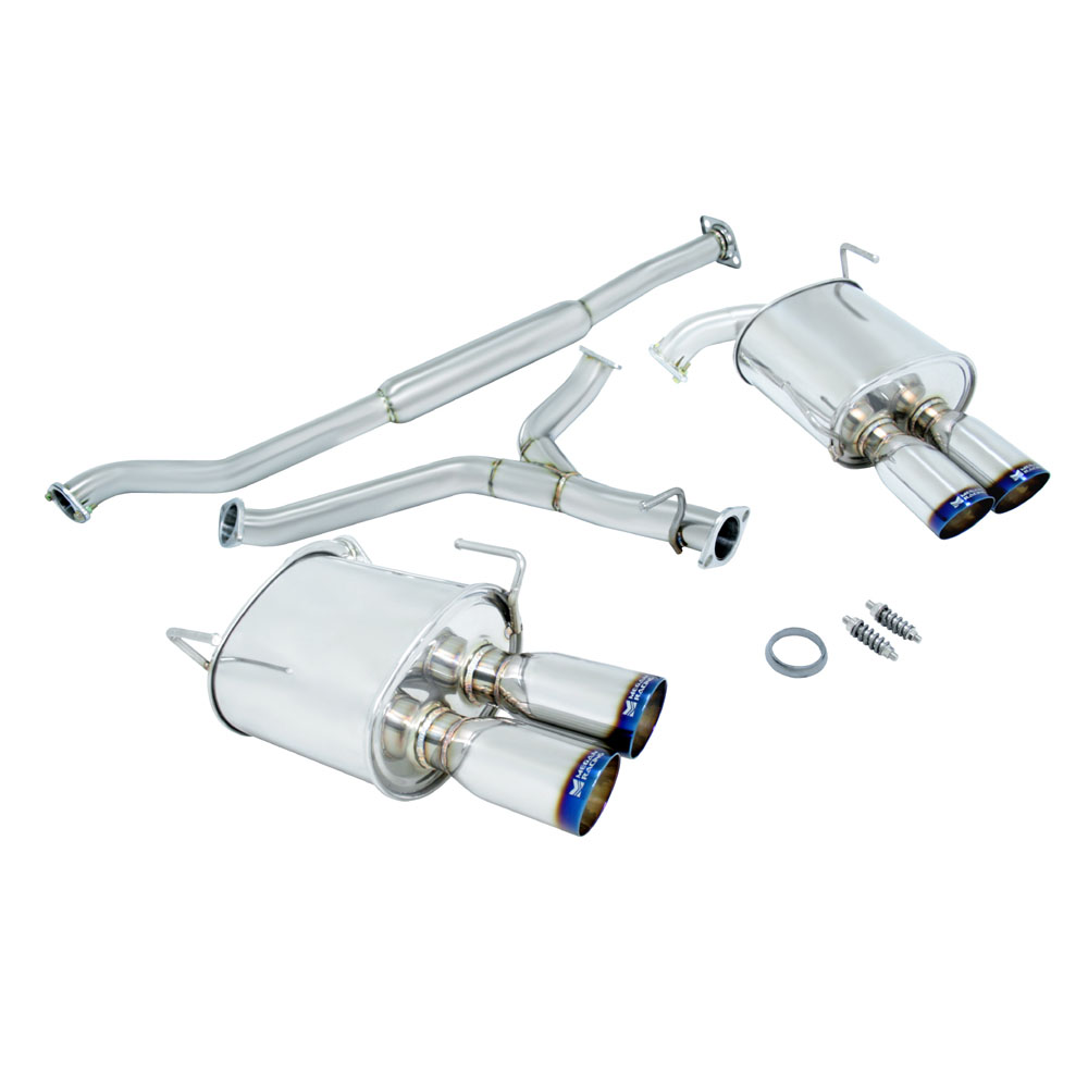 SUBARU IMPREZA WRX 11-14 4D CATBACK BURNT ROLL TIPS [MR]