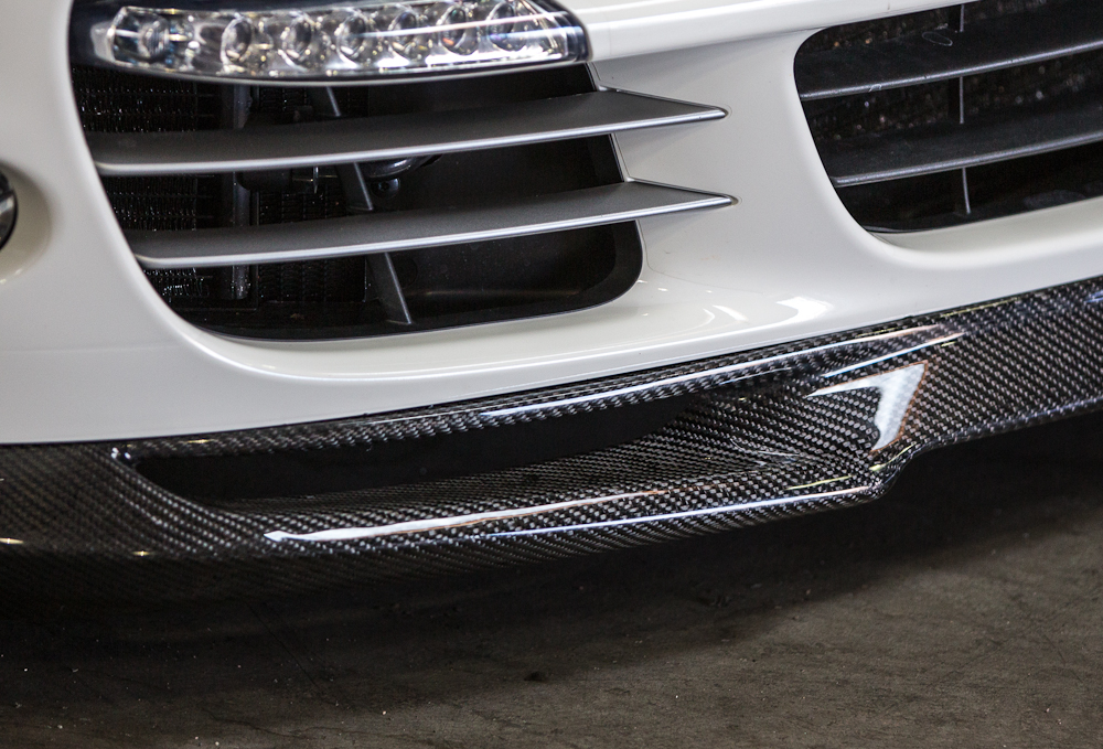 AGENCY POWER CARBON FIBER TYPE II FRONT LIP SPOILER PORSCHE 997 TURBO 07-12 - 2