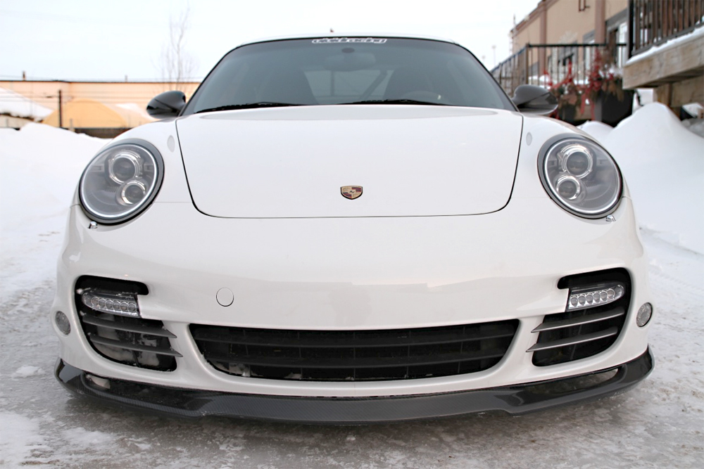 AGENCY POWER CARBON FIBER TYPE II FRONT LIP SPOILER PORSCHE 997 TURBO 07-12 - 3