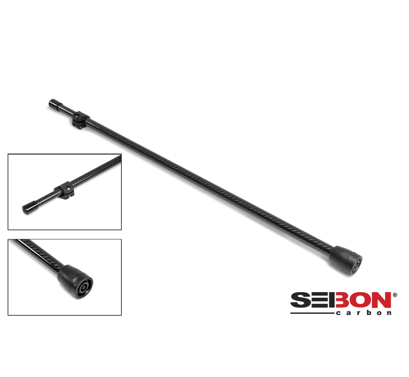 UNIVERSAL SEIBON CARBON FIBER HOOD-TRUNK PROP 50 INCH