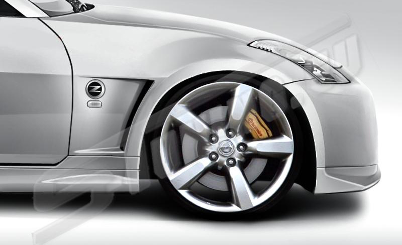 NISSAN 350Z AIR IN FRONT FENDERS SET (LEFT + RIGHT) [AUTOR]