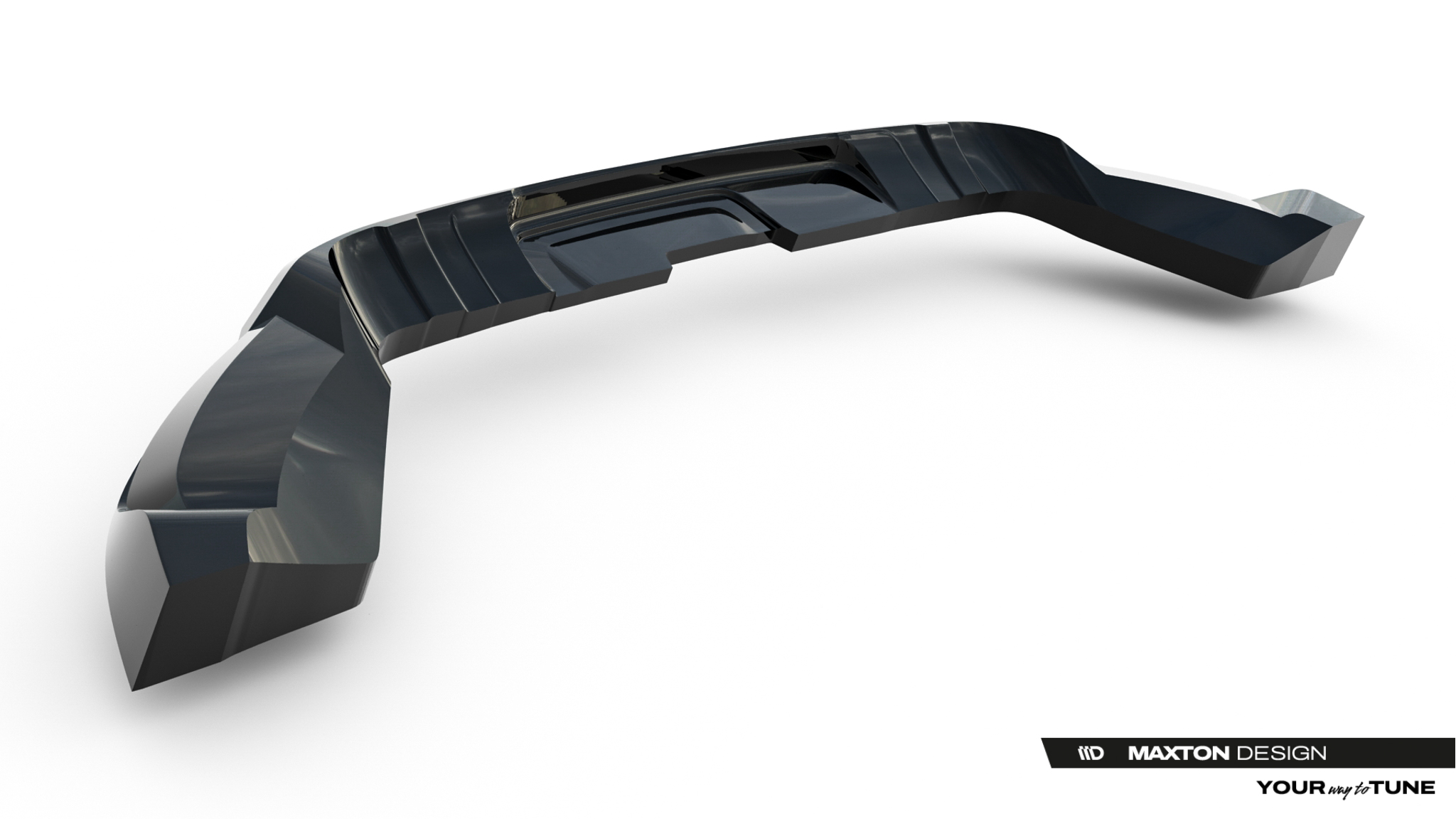 REAR SPLITTER (WITH VERTICAL BARS) SUITABLE FOR LAND ROVER DEFENDER MK4 – MAXTON DESIGN - 8