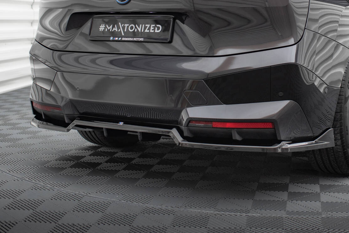 Central Rear Splitter (Vertical Bars) BMW iX M-Pack i20 - 2