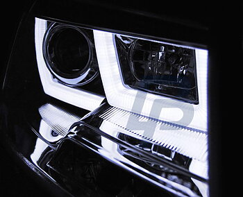 HEADLIGHTS VW T5 2010-2015  U-TYPE CHROME