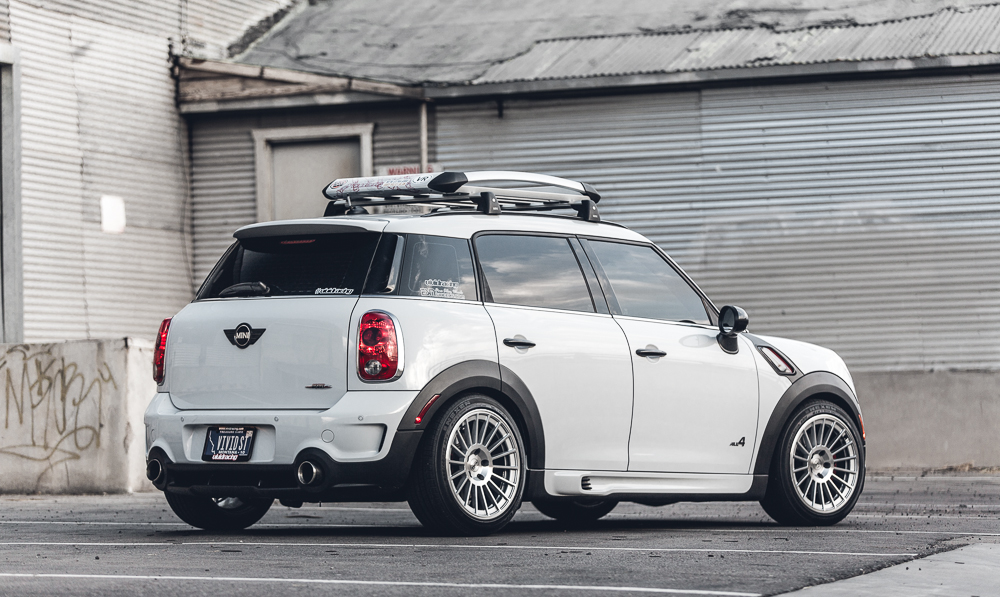 AGENCY POWER KOLFIBER DÖRR HANDTAG UPPSÄTTNING AV 4 MINI COOPER COUNTRYMAN R60 - 4