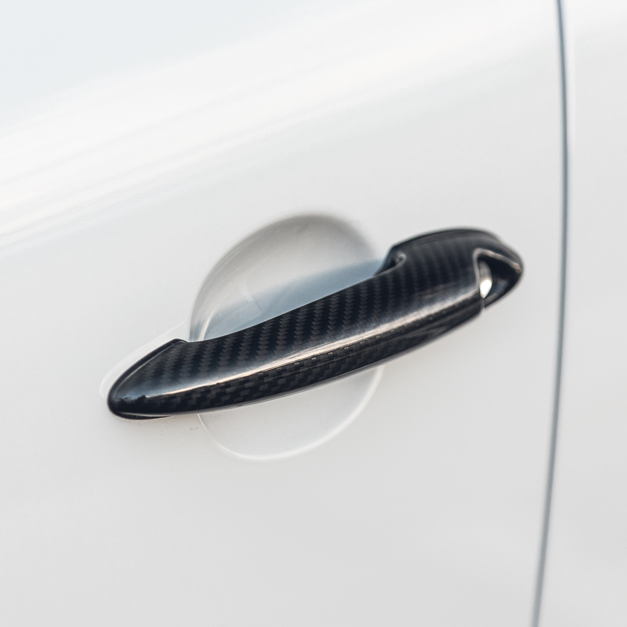 AGENCY POWER KOLFIBER DÖRR HANDTAG UPPSÄTTNING AV 4 MINI COOPER COUNTRYMAN R60