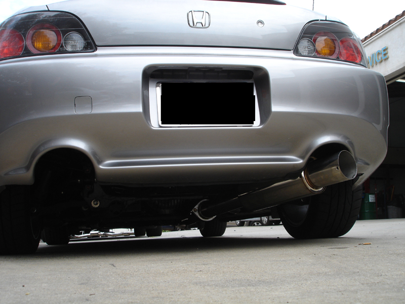 S2000 AP2 04-08 D-SPEC 2.5 INCH CATBACK SYSTEM MEGAN RACING - 2