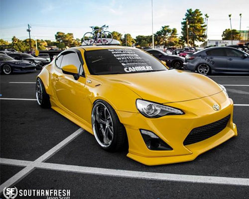 AGENCY POWER KOLFIBER BROMS LUFTINTAG MED DRL LED LIGHTS TOYOTA GT-86 | SCION FR-S 13-15 - 4