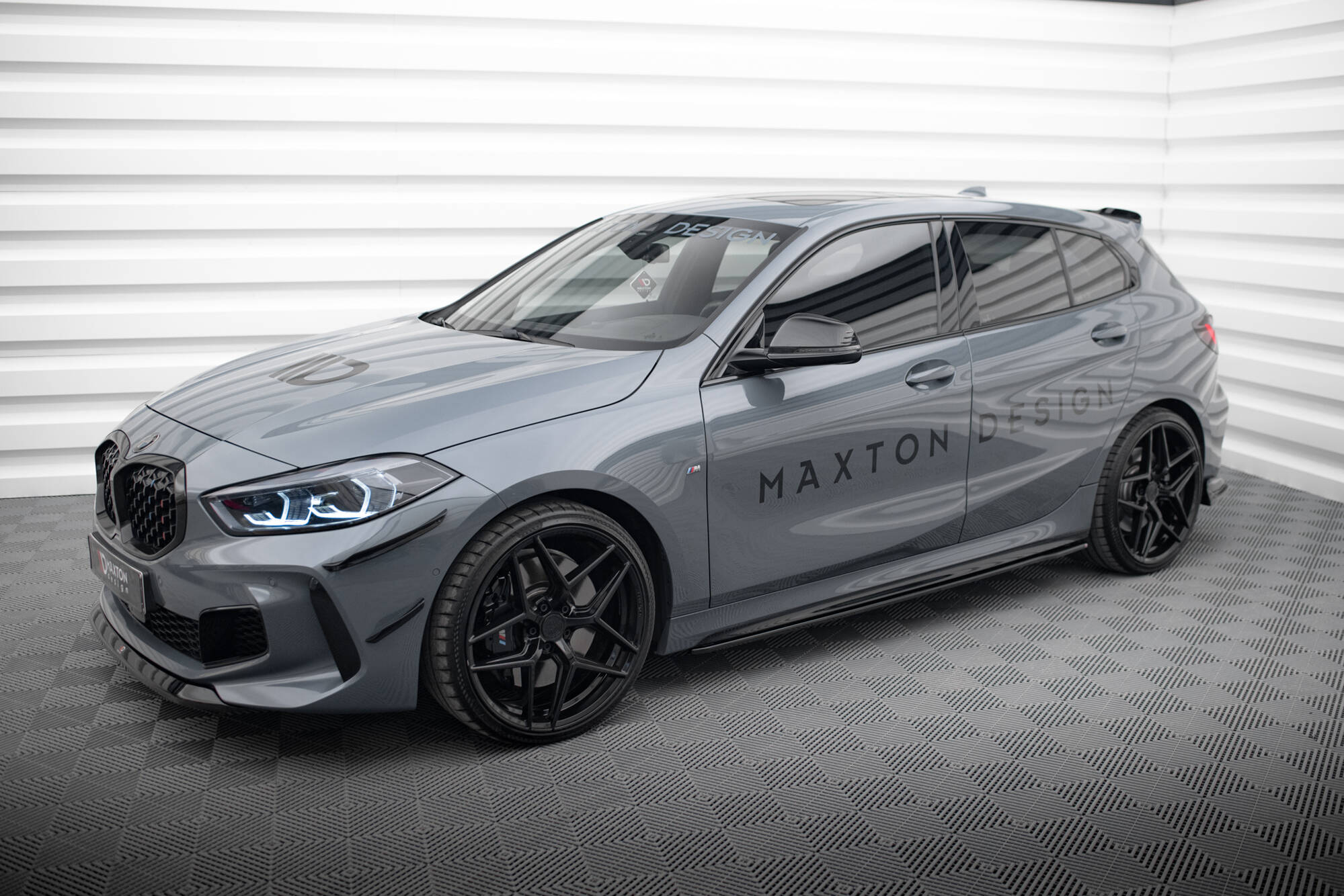Side Skirts Diffusers V.2 BMW 1 F40 M-Sport / M135i - 2