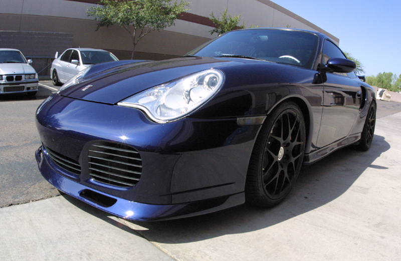 AGENCY POWER CARBON FIBER AERO KIT STYLE FRONT LIP SPOILER PORSCHE 996 TURBO C4S 01-05 - 3