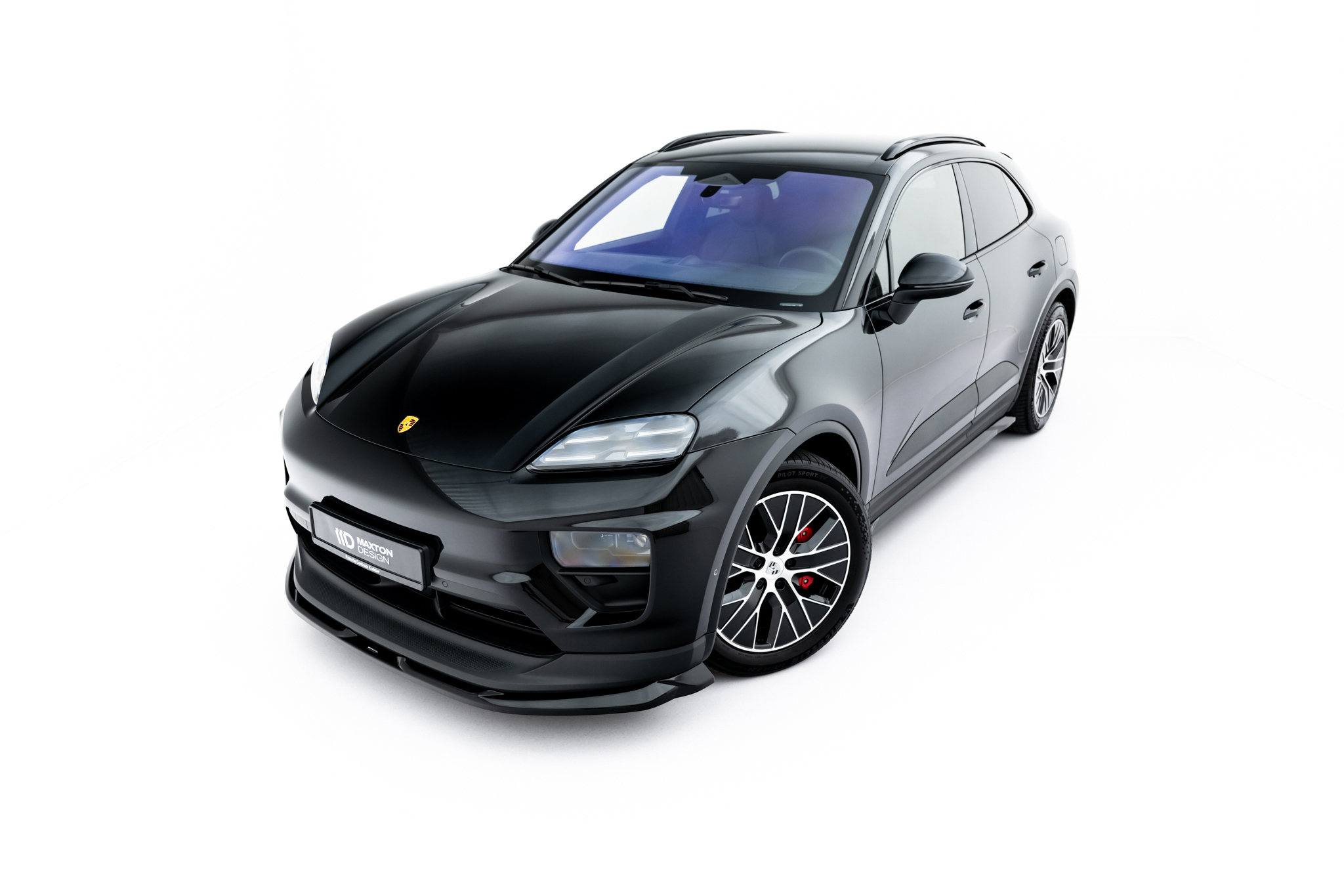 FRONT SPLITTER SUITABLE FOR PORSCHE MACAN EV MK1 – MAXTON DESIGN - 5