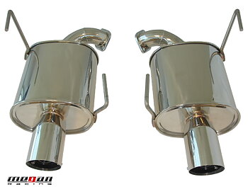 SUBARU IMPREZA WRX 08+ 4D AXLE BACK EXHAUST MEGAN RACING