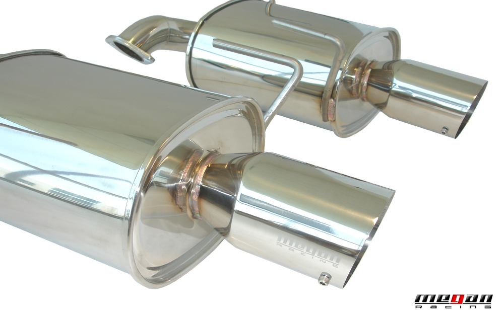 SUBARU IMPREZA WRX 08+ 4D AXLE BACK EXHAUST MEGAN RACING - 3