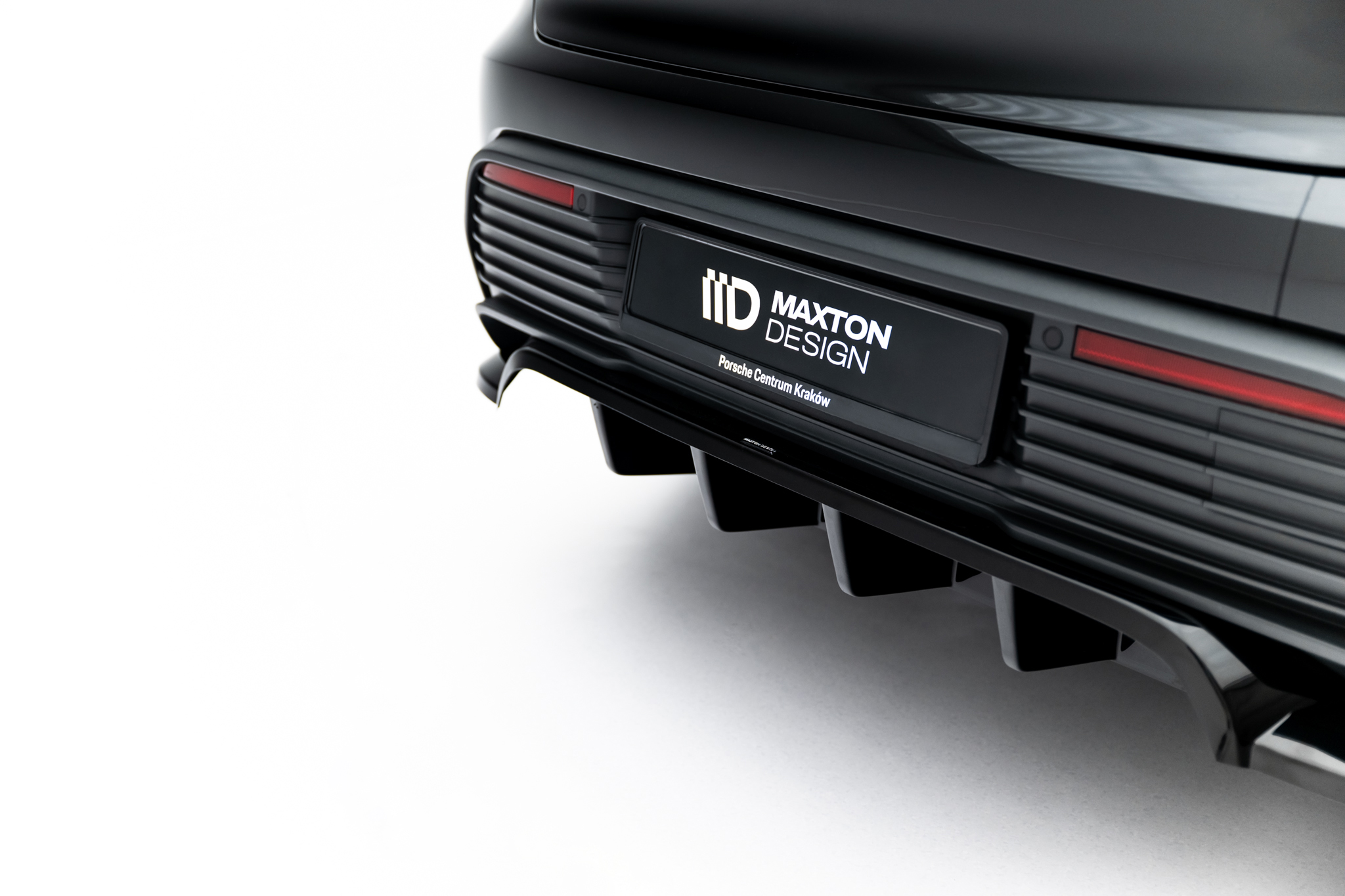 REAR SPLITTER (WITH VERTICAL BARS) SUITABLE FOR PORSCHE MACAN EV MK1 – MAXTON DESIGN - 7