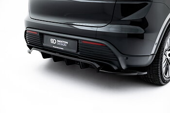 REAR SPLITTER (WITH VERTICAL BARS) SUITABLE FOR PORSCHE MACAN EV MK1 – MAXTON DESIGN