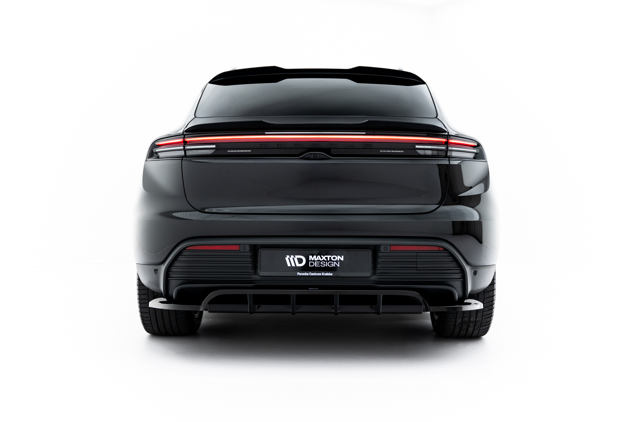 REAR SPLITTER (WITH VERTICAL BARS) SUITABLE FOR PORSCHE MACAN EV MK1 – MAXTON DESIGN - 3