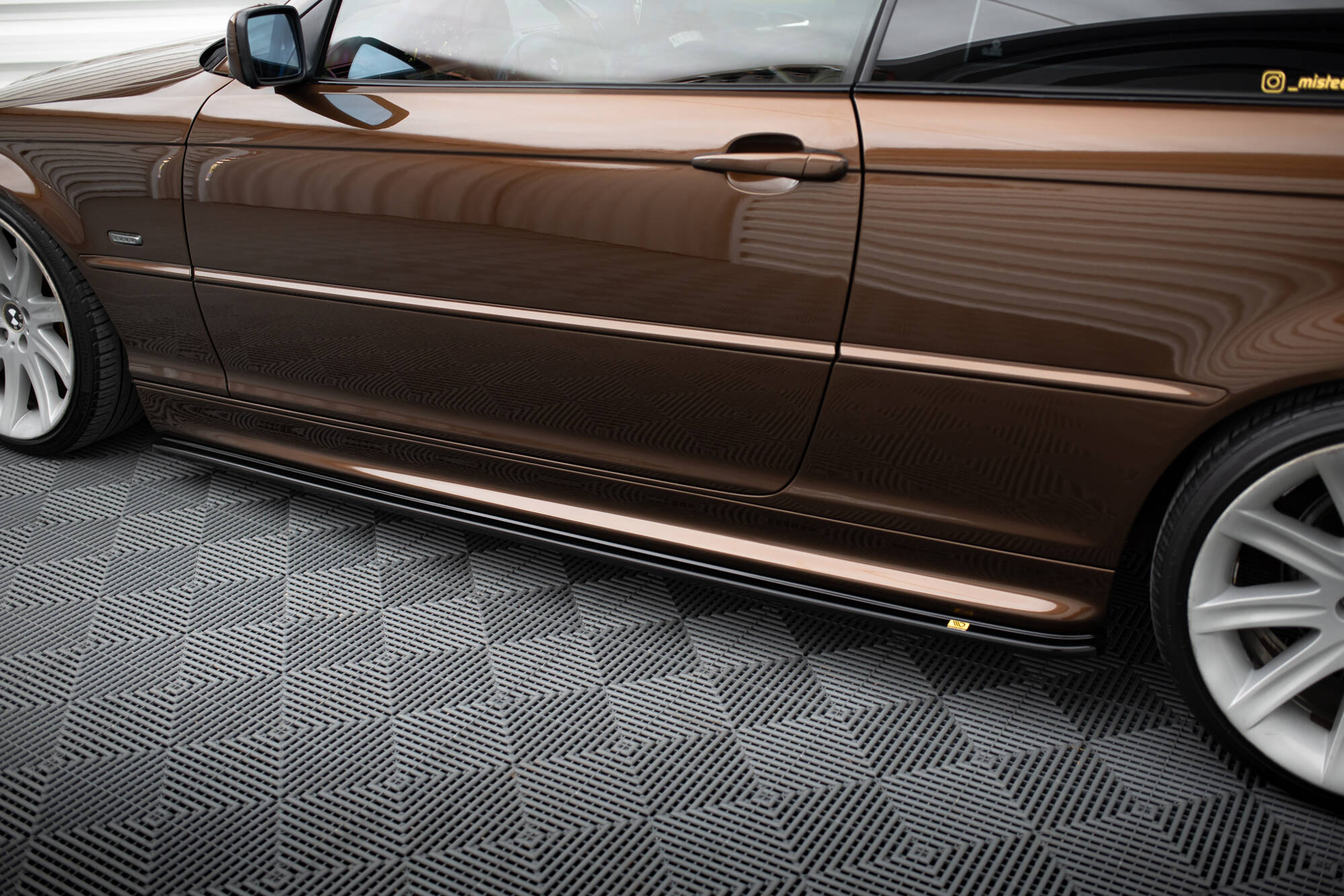 Side Skirts Diffusers V.1 BMW 3 E46 M-Pack Coupe - 4