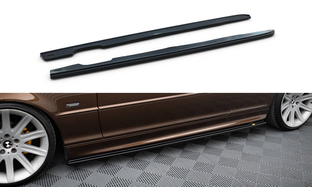 Side Skirts Diffusers V.1 BMW 3 E46 M-Pack Coupe