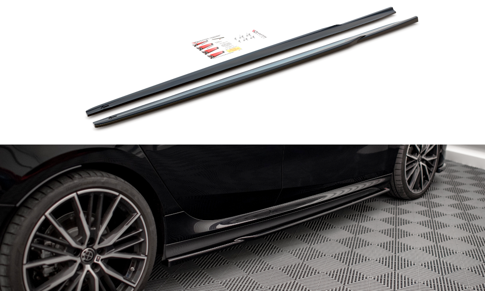 Side Skirts Diffusers V.1 Bmw 2 GRAN Coupe M-pack / M235I F44 (2019-)