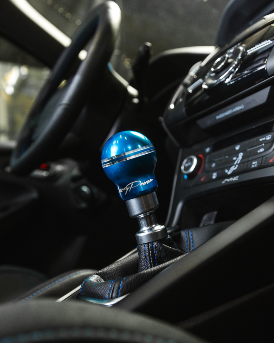 AGENCY POWER 6VÄXLAR ALUMINUM VÄXELSPAK KNOPP BLÅ FORD FOCUS RS - 4