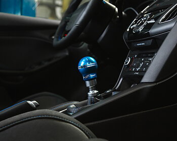 AGENCY POWER 6SPEED ALUMINUM SHIFT KNOB BLUE FORD FOCUS RS