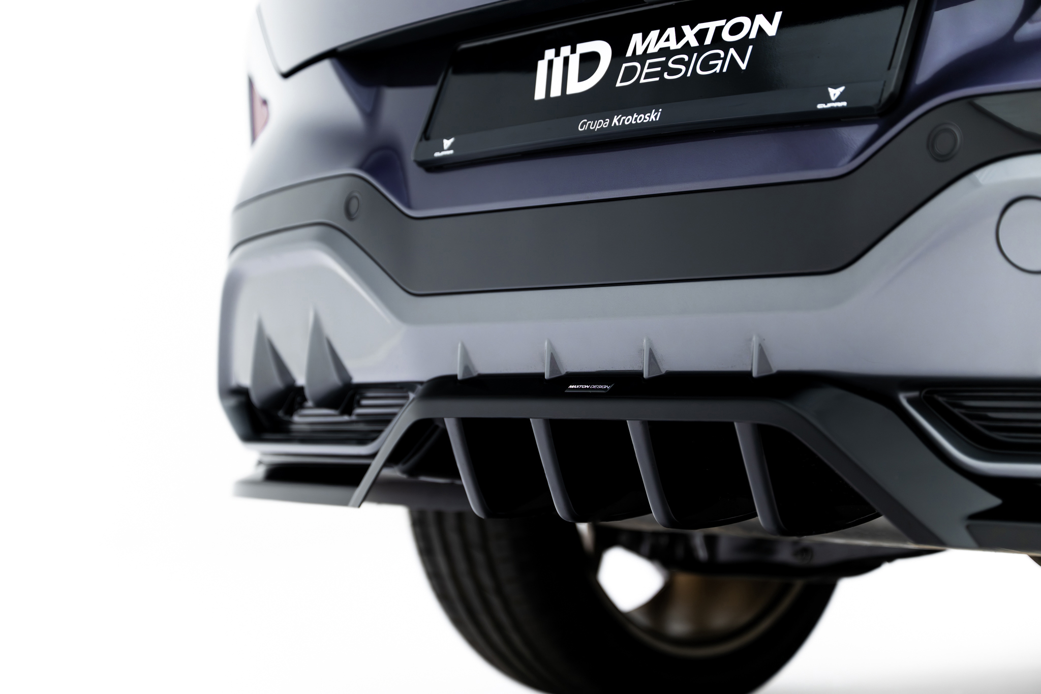 REAR SPLITTER (WITH VERTICAL BARS) V.1 SUITABLE FOR CUPRA TERRAMAR MK1 (VERSION WITHOUT TOWBAR) – MAXTON DESIGN - 2