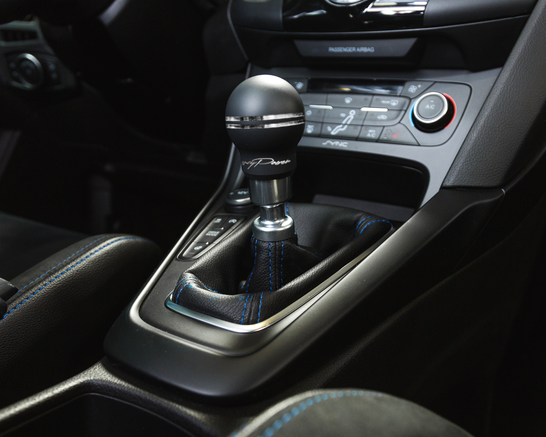 AGENCY POWER 6SPEED ALUMINUM SHIFT KNOB SHADOW GRAY FORD FOCUS RS - 5