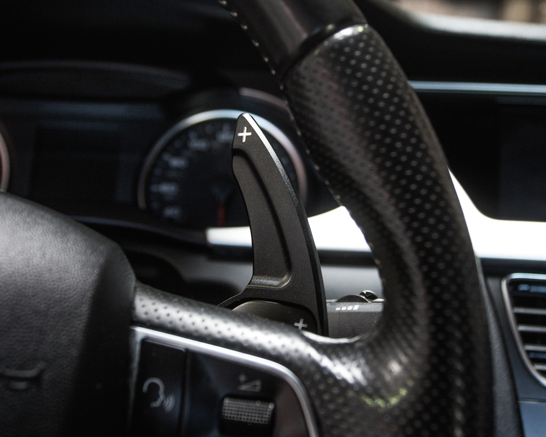 AGENCY POWER PADDLE SHIFTER EXTENSIONS BLACK AUDI ALL MODELS