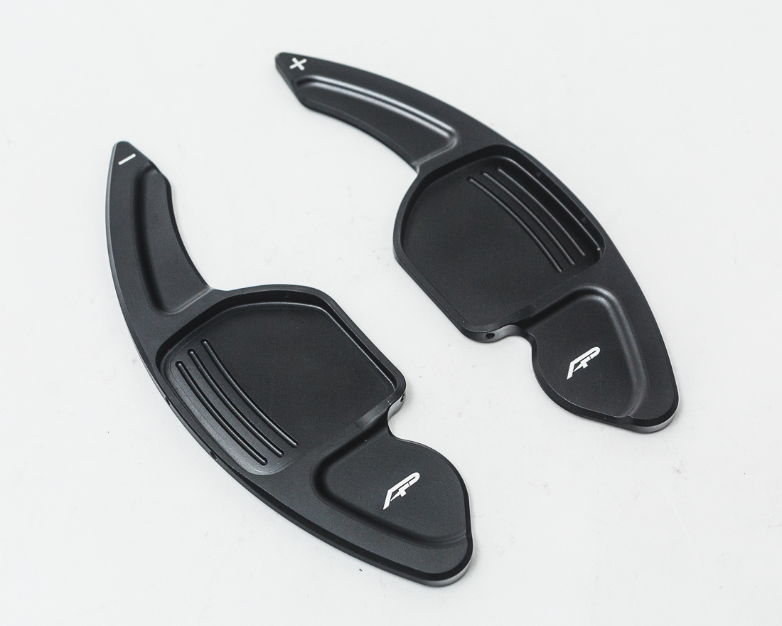 AGENCY POWER PADDLE SHIFTER EXTENSIONS BLACK AUDI ALL MODELS - 2