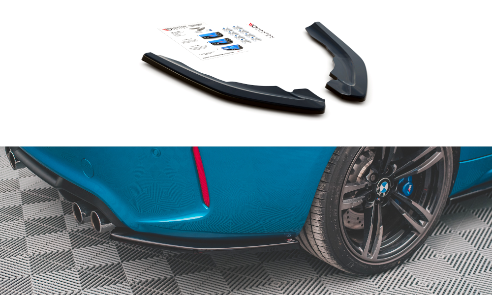 Rear Side Splitters V.2 BMW M2 F87 (2016-2020)