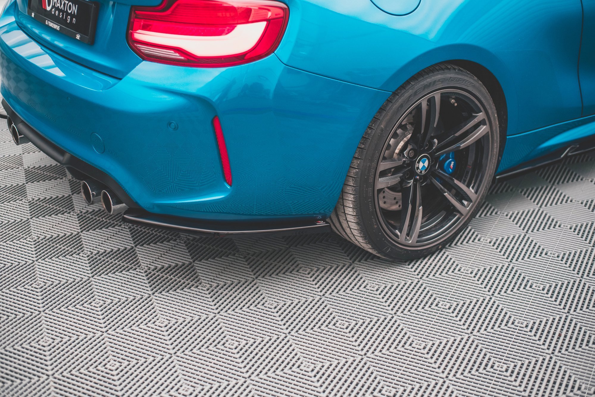 Rear Side Splitters V.2 BMW M2 F87 (2016-2020) - 2