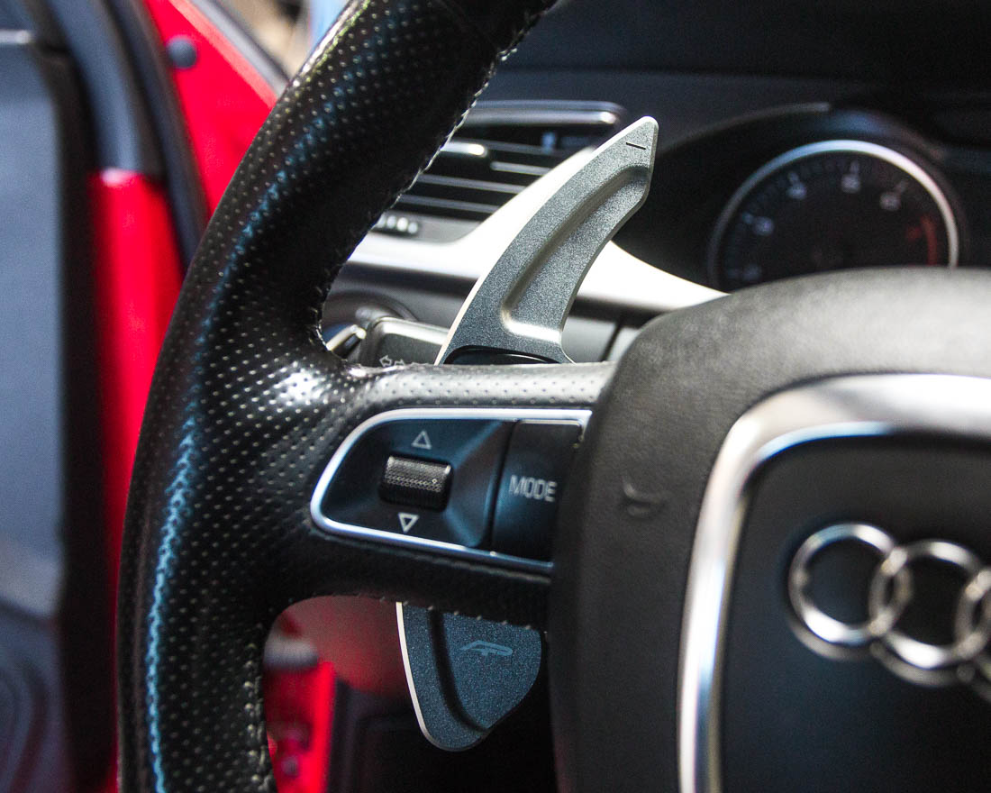 AGENCY POWER PADDEL SHIFTER FÖRLÄNGARE BRIGHT SILVER AUDI ALLA MODELLER - 3