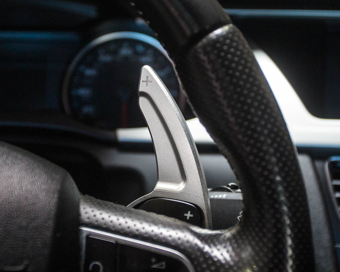AGENCY POWER PADDEL SHIFTER FÖRLÄNGARE BRIGHT SILVER AUDI ALLA MODELLER - 4